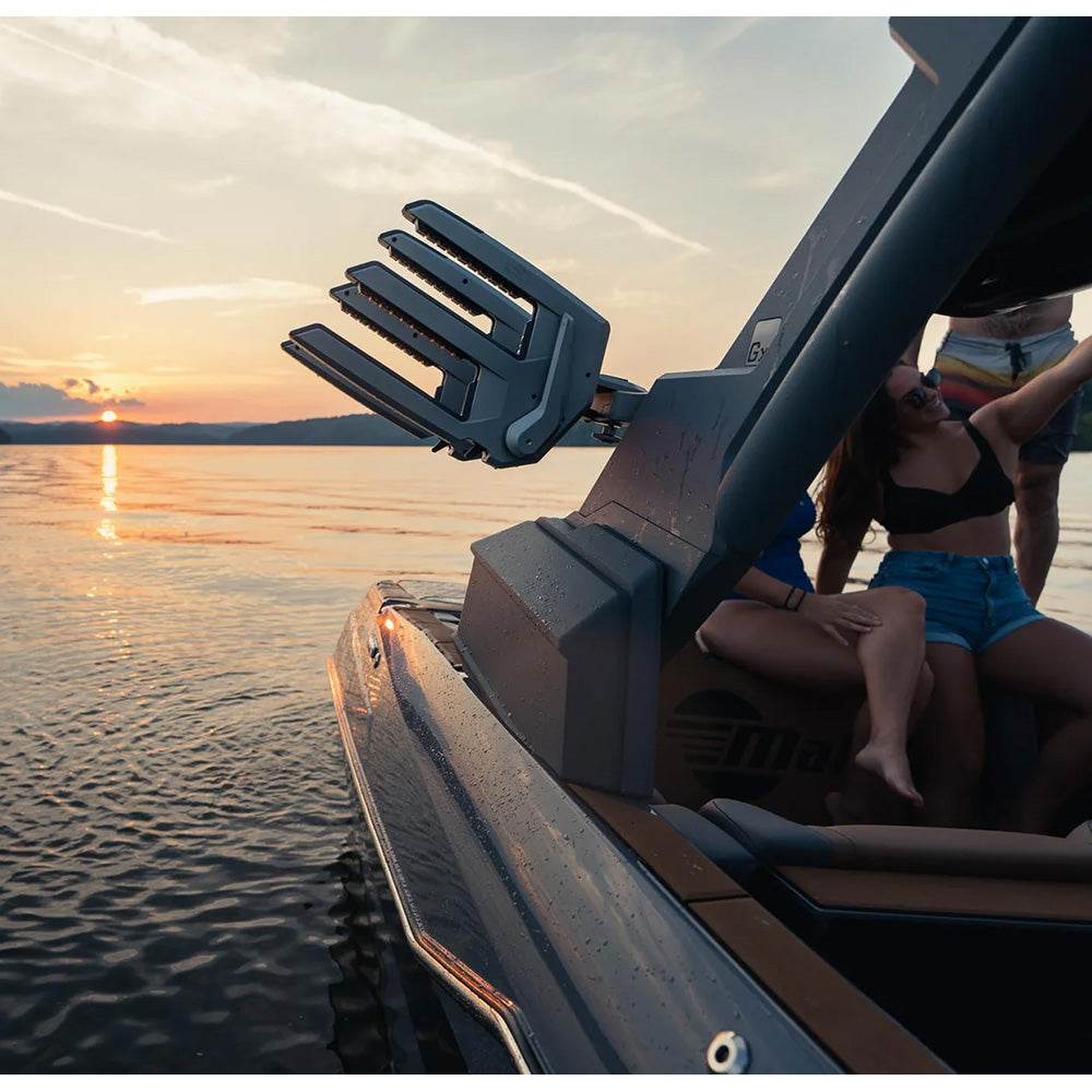 Suncoast Marine and Auto offers PTM Watersports ClampForce 3.0 Clamping Wake Board Rack - Pair - Grey [P13491-9010TEBGR]