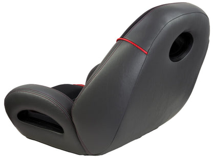 PRO Fishing Speed-Seat charcoal gray burgundy marine boat seat with universal mount (1040940-03)