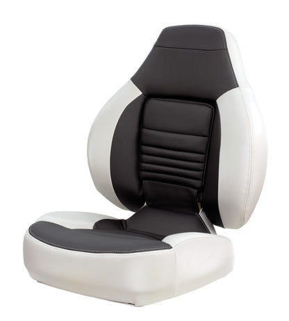Suncoast Marine and Auto offers SPRINGFIELD Fish Pro 24 High Back Seat, Off-White/Charcoal (1041650)