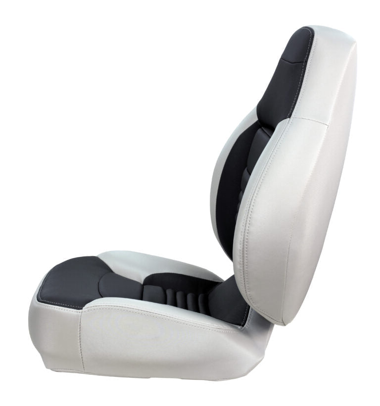 Suncoast Marine and Auto offers SPRINGFIELD Fish Pro 24 High Back Seat, Off-White/Charcoal (1041650)