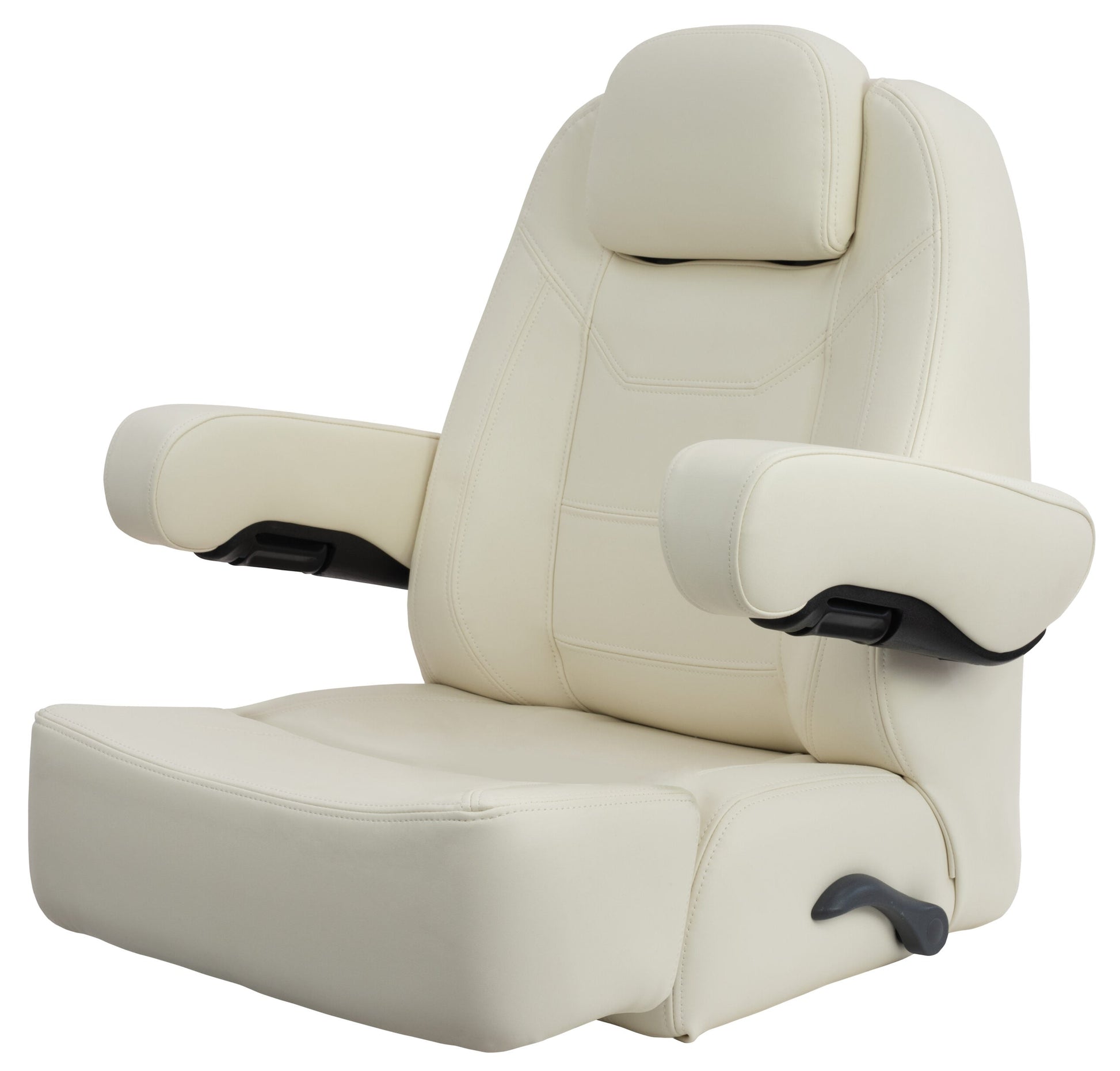 Suncoast Marine and Auto offers Springfield Charter Helm Low-Back with Bolster (Off White) model 1042145-01. 