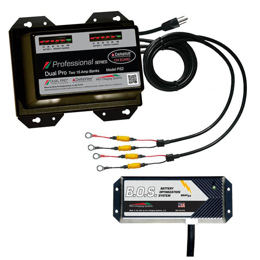 Dual Pro PS2 2 Bank Battery Charger w/2 Bank B.O.S. [PS2/BOS12V2] - Suncoast Marine & Auto Supply 