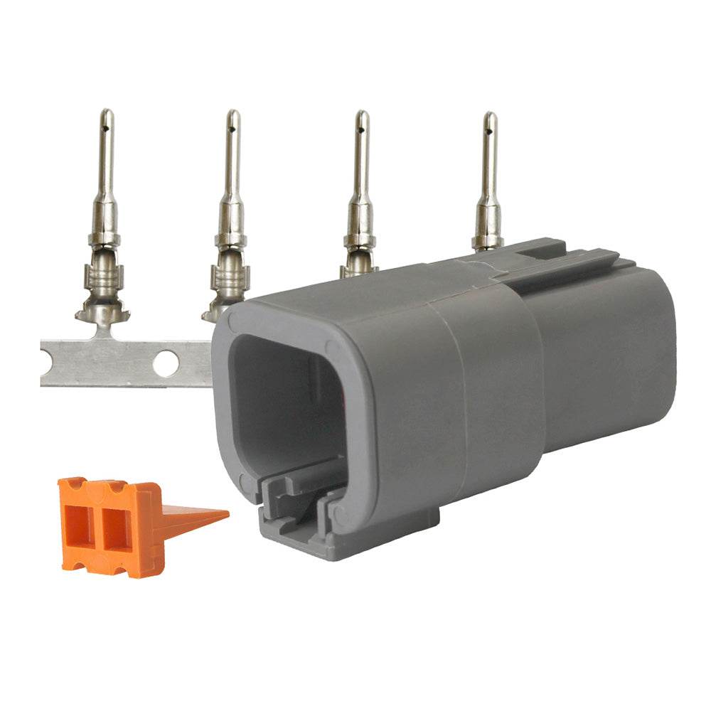 Pacer DTP Deutsch Receptacle Repair Kit - 14-12 AWG (4 Position) [TDTP04F-4RP] - Suncoast Marine & Auto Supply 