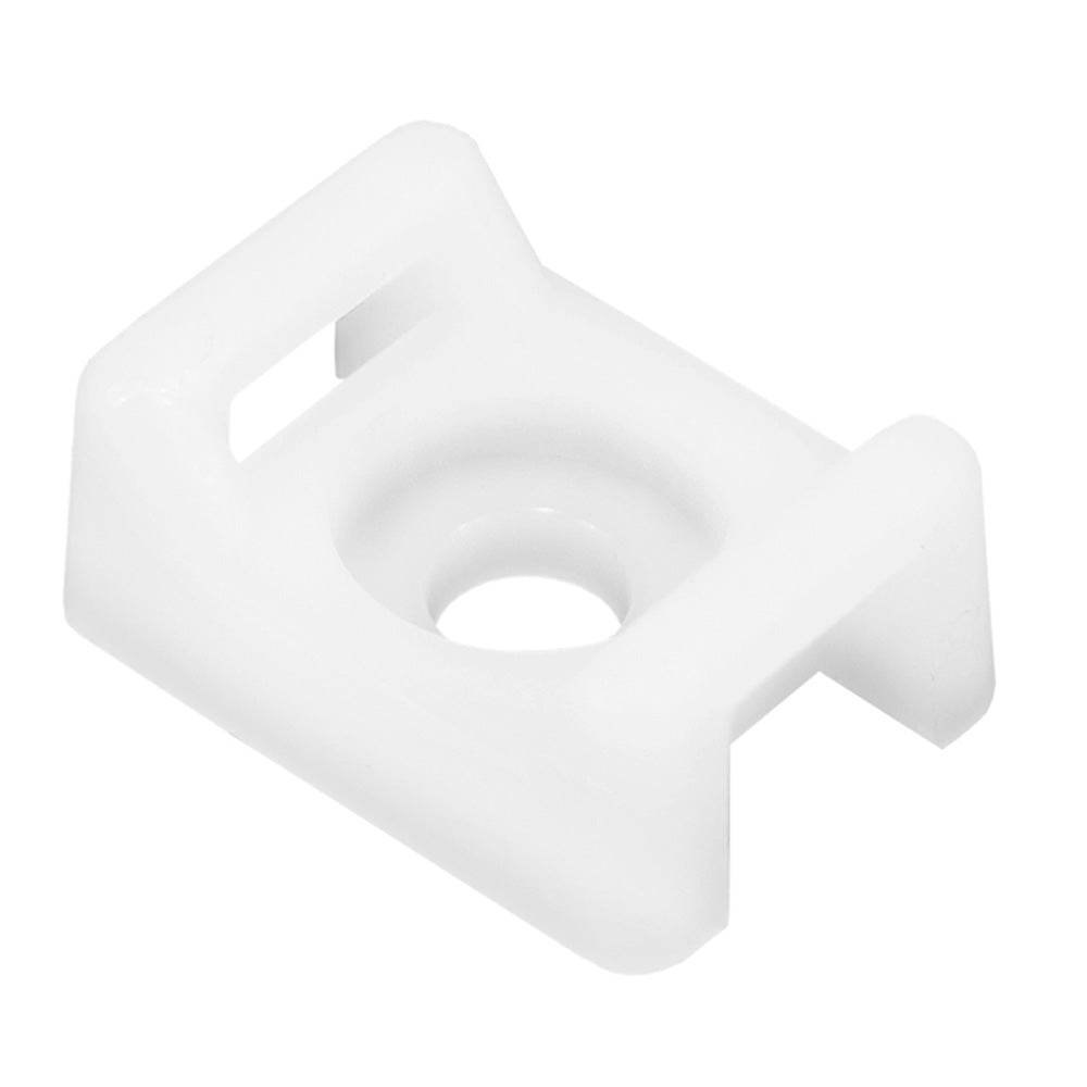Pacer Screw Down Cable Tie Mount - #10 Screw Mount Method - Natural Color - 100 Pack [CTM3S10-100] - Suncoast Marine & Auto Supply 