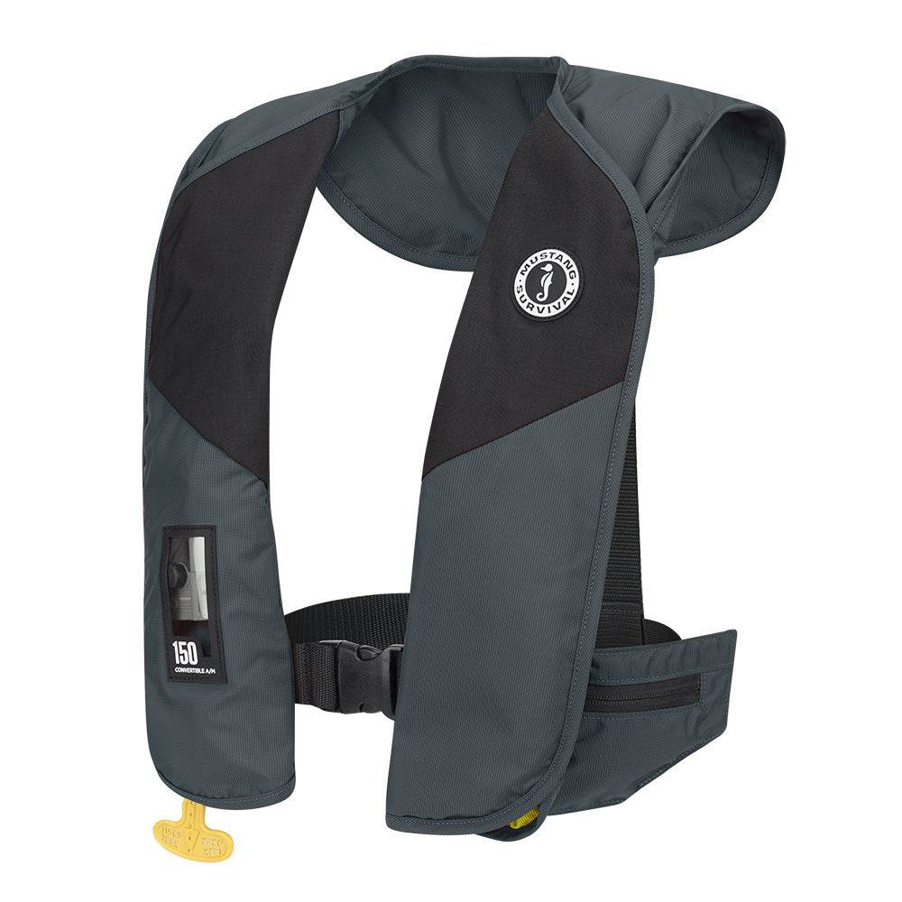 Mustang MIT 150 Convertible A/M Inflatable PFD - Admiral Grey [MD2020-191-0-235] - Suncoast Marine & Auto Supply 