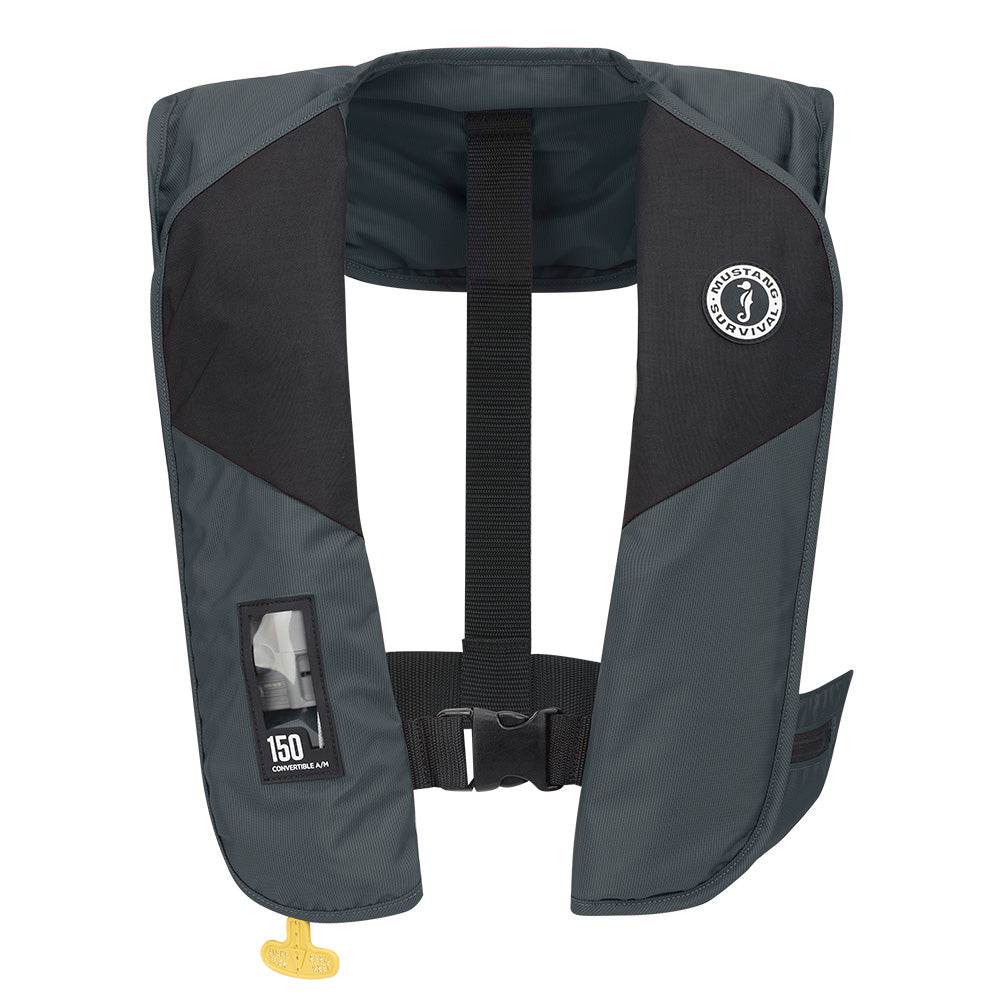 Mustang MIT 150 Convertible A/M Inflatable PFD - Admiral Grey [MD2020-191-0-235] - Suncoast Marine & Auto Supply 