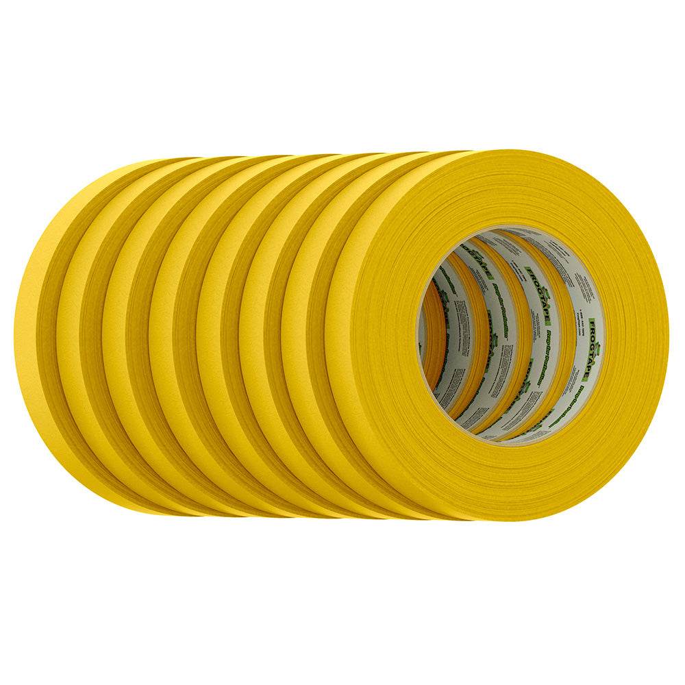 FrogTape CP 225 Medium-High Adhesion Masking Tape - 18MM x 55M x 12-Pack - Gold - Rated f/225F [105545] - Suncoast Marine & Auto Supply 