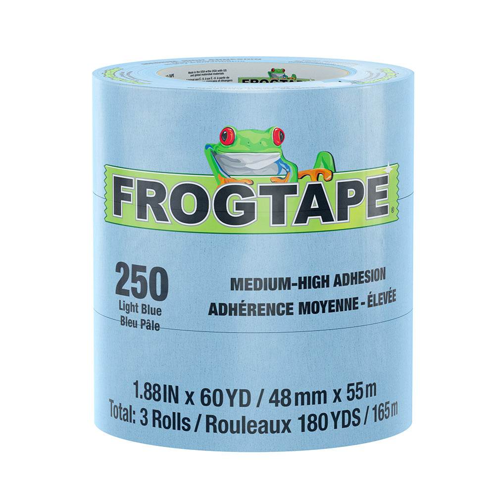 FrogTape CP 250 Medium-High Adhesion Masking Tape - 48MM x 55M x 6-Pack - Light Blue - Rated f/250F [105329] - Suncoast Marine & Auto Supply 