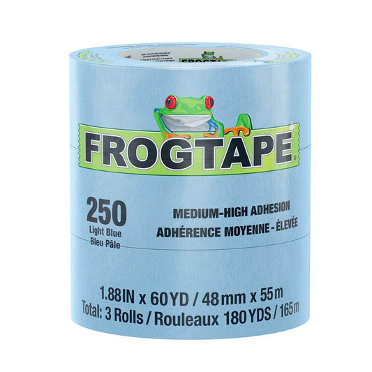 FrogTape CP 250 Medium-High Adhesion Masking Tape - 48MM x 55M x 6-Pack - Light Blue - Rated f/250F [105329] - Suncoast Marine & Auto Supply 
