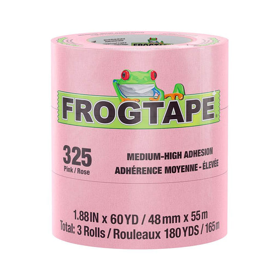 Suncoast Marine and Auto offers FrogTape CP 325 Medium-High Adhesion Masking Tape - 48MM x 55M x 6-Pack - Pink - Rated f/325F [105335]