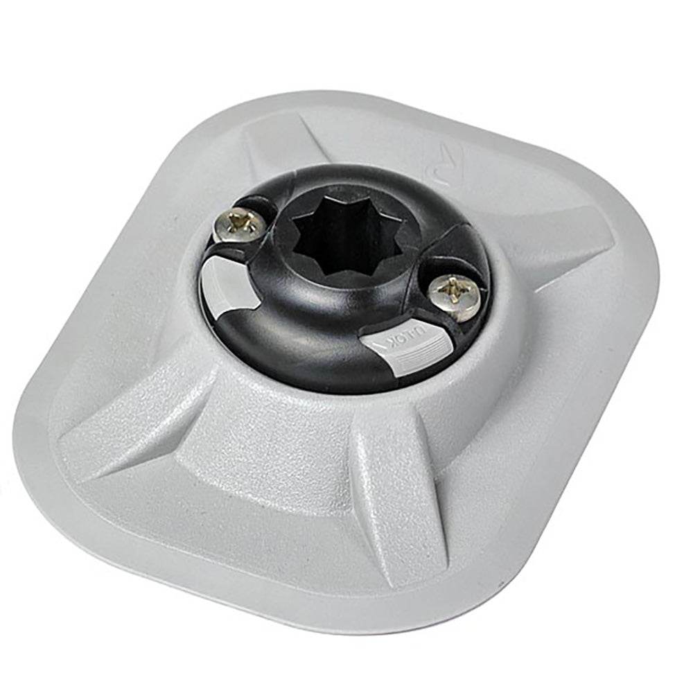 RAILBLAZA RibPort Base w/3M Backing - Grey [03-4064-51] - Suncoast Marine & Auto Supply 