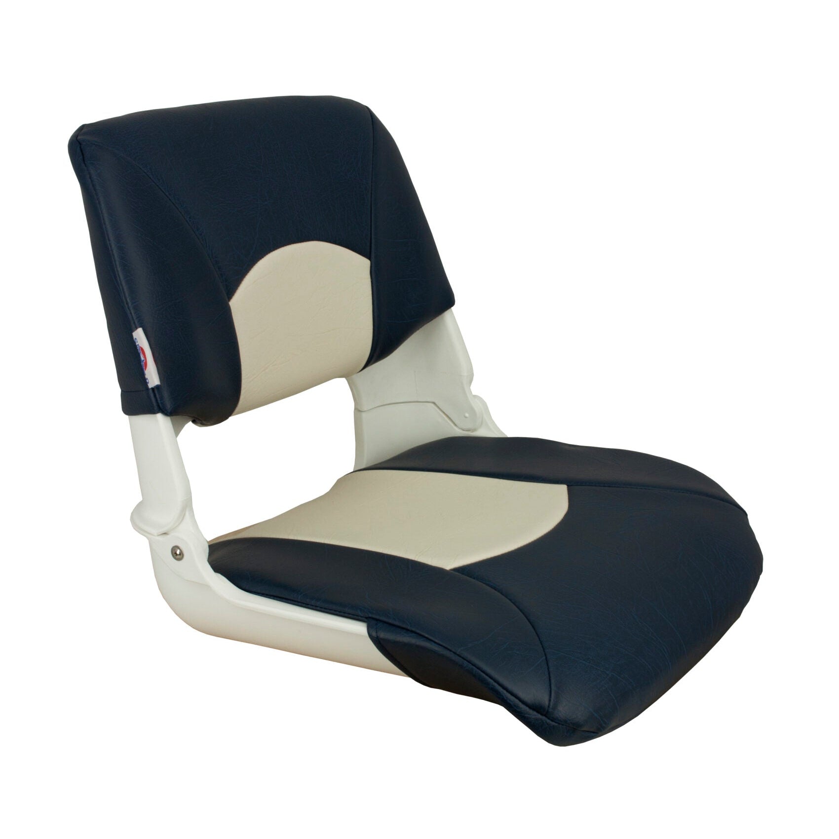 Suncoast Marine and Auto offers Springfield Skipper Standard Seat Fold Down - White/Blue [1061016]