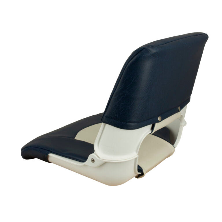 Suncoast Marine and Auto offers Springfield Skipper Standard Seat Fold Down - White/Blue [1061016]