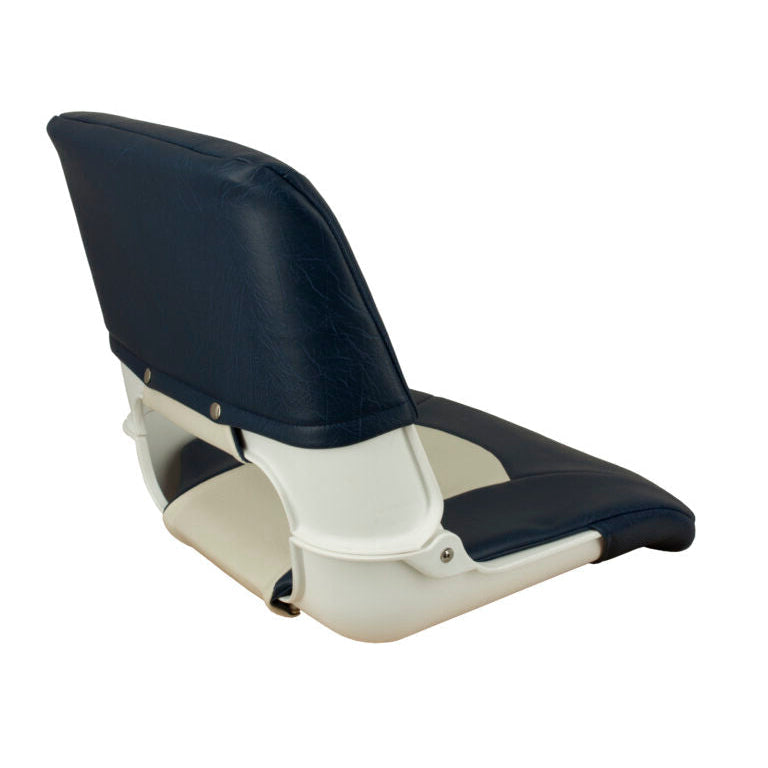 Suncoast Marine and Auto offers Springfield Skipper Standard Seat Fold Down - White/Blue [1061016]