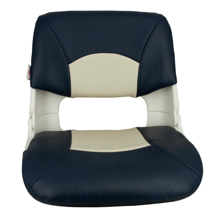 Suncoast Marine and Auto offers Springfield Skipper Standard Seat Fold Down - White/Blue [1061016]