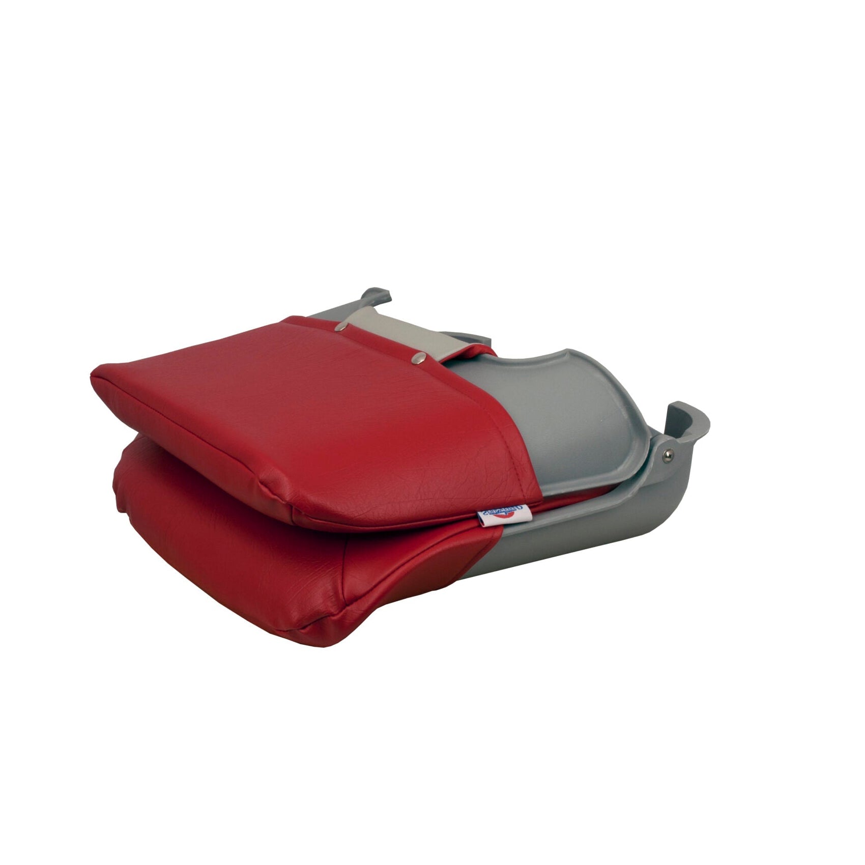 Suncoast Marine and Auto offers Springfield Skipper Standard Seat Fold Down - Grey/Red [1061018]