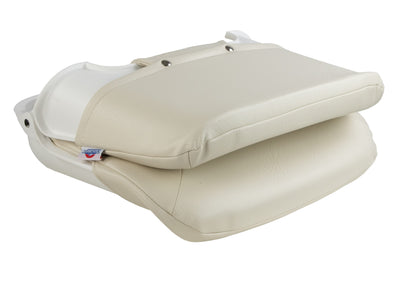 Suncoast Marine and Auto offers SPRINGFIELD Skipper Folding Seat, White Upholstery With White Shell (1061025)