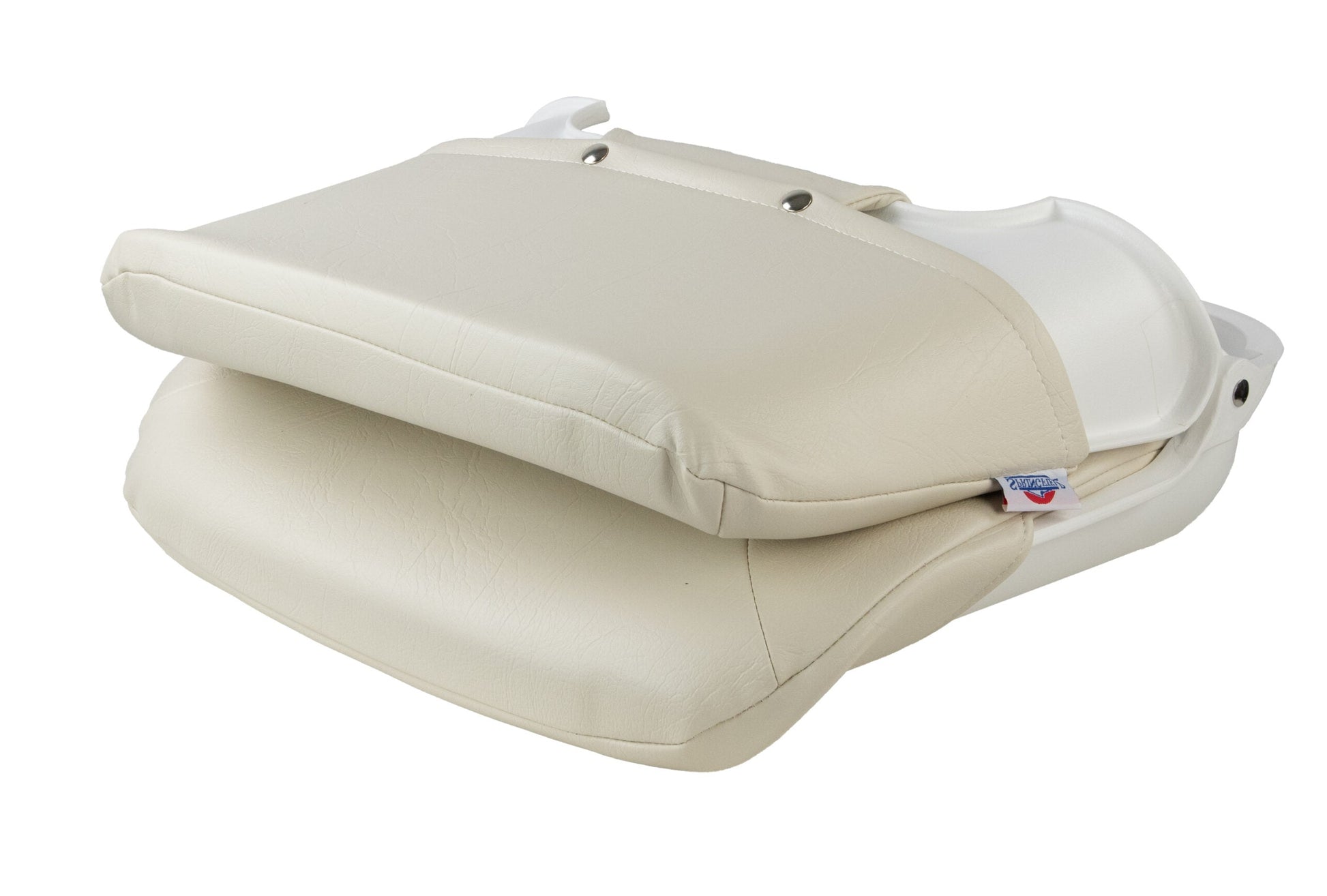 Suncoast Marine and Auto offers SPRINGFIELD Skipper Folding Seat, White Upholstery With White Shell (1061025)