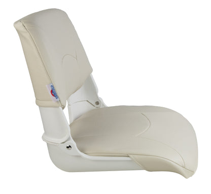 Suncoast Marine and Auto offers SPRINGFIELD Skipper Folding Seat, White Upholstery With White Shell (1061025)