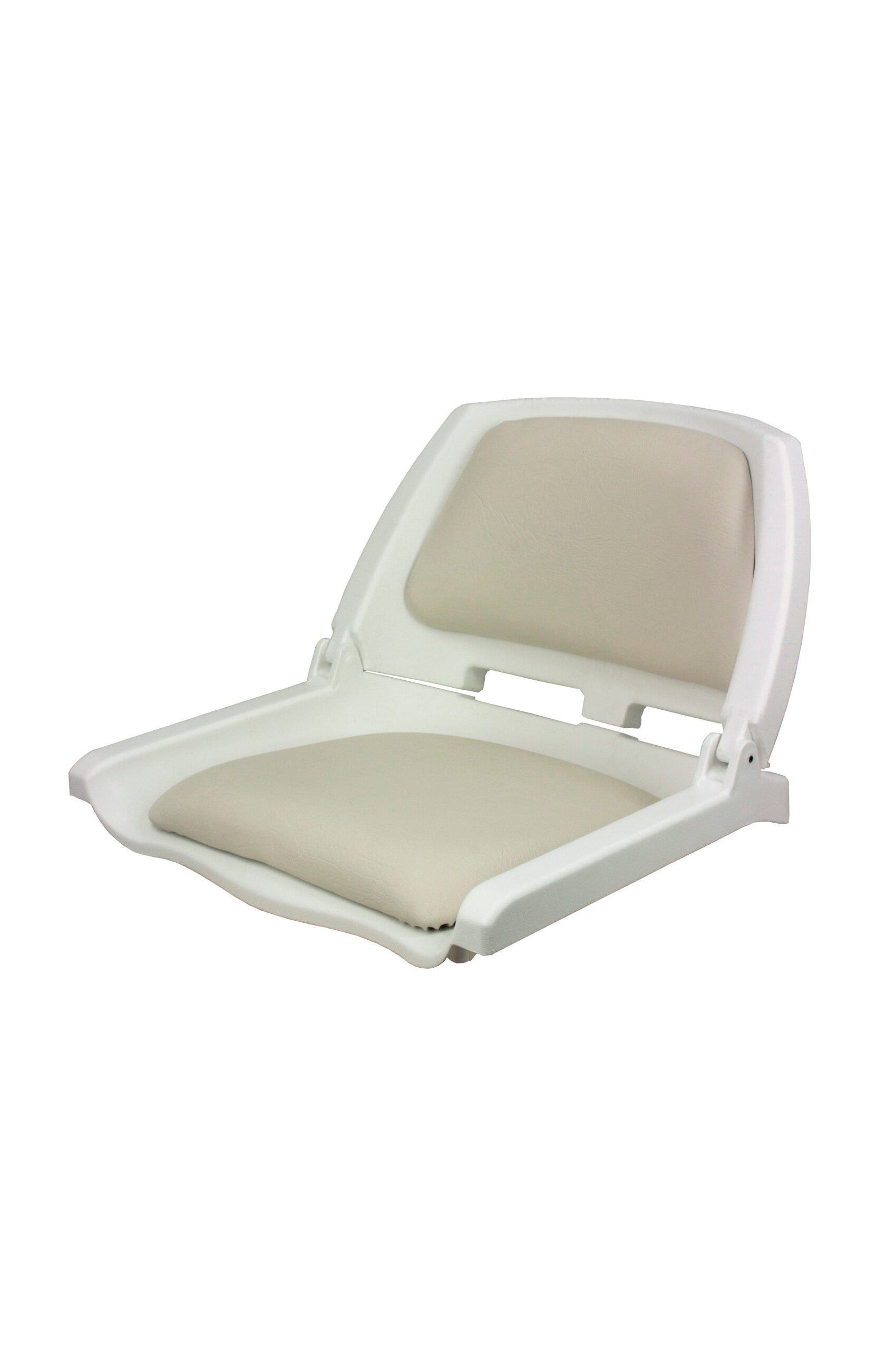 Suncoast Marine Supply offers Springfield Traveler Standard Folding Seat (White with Cusions) (1061104-C)