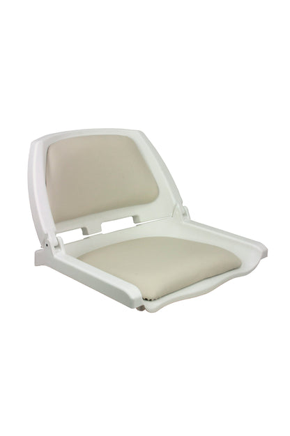 Suncoast Marine and Auto offers SPRINGFIELD Traveler Folding Seat, White Upholstery With White Shell (1061104-C)
