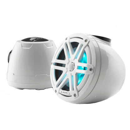 Suncoast Marine and Auto offers JL Audio M3 VeX Series 6.5" Enclosed Coaxial Speakers w/RGB LED Lighting White Sports Grilles - M3-650VEX-Gw-S-Gw-i [010-03258-00]