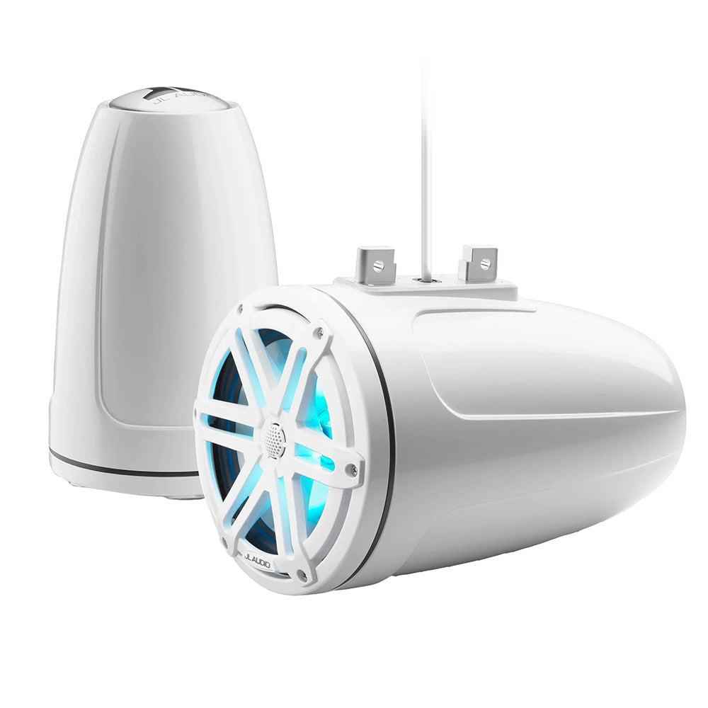 Suncoast Marine Supply offers JL Audio M3 7.7" Wake Tower Coaxial Speakers White RGB