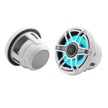 Suncoast Marine and Auto offers JL Audio M6 Marine Speakers 8.8" with LED and White Sport Grille (M6-880X-S-GwGw-i)