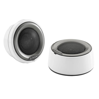 Suncoast Marine and Auto offers JL Audio M6 Marine Component Tweeter 1" with White Mounting Cups and Gray Trim Ring (M6-100CT-C/S-GwGm)