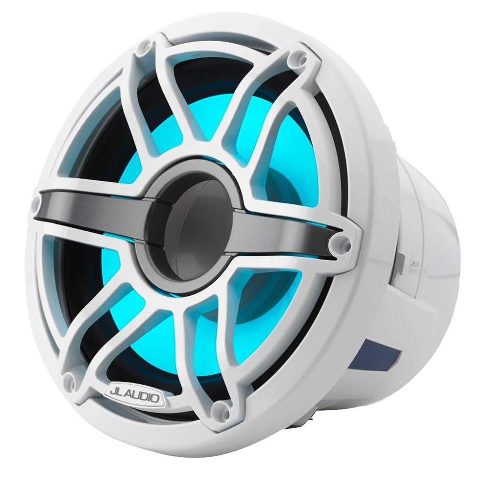 Suncoast Marine Supply offers JL Audio M6-8IB-S-GwGw-i-4 8" Marine Subwoofer M6 Series with LED and White Sport Grille