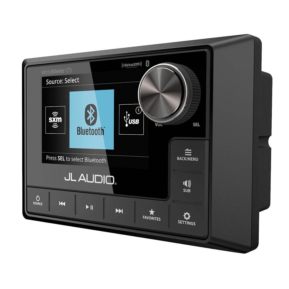 Suncoast Marine Supply offers JL Audio MM105 MediaMaster 105 Weatherproof Source Unit (Full Color LCD Display)