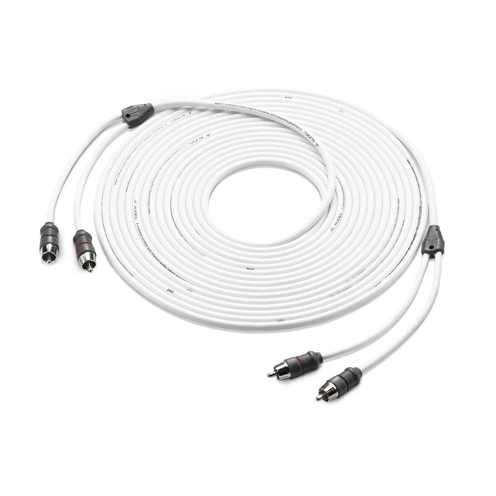 Suncoast Marine Supply offers JL Audio XMD-WHTAIC2-25 25-ft 2-Channel MArine RCA Interconnect Cable