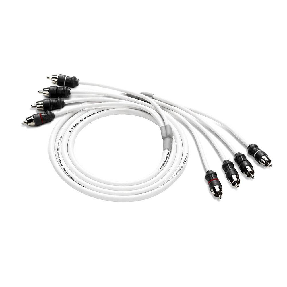 Suncoast Marine Supply offers JL Audio XMD-WHTAIC4-6 6-ft 4-Channel Marine RCA Interconnect Cable