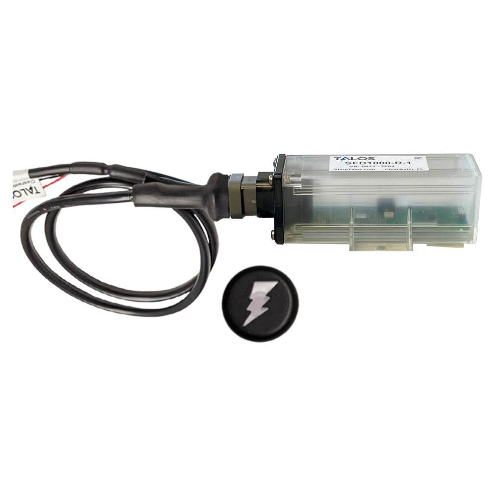 Suncoast Marine and Auto offers TALOS Remote Housing Lightning Detection System w/20' Cable - Black Round Indicator w/Translucent Housing [SFD1000R-T1-BO-BL-20FT]
