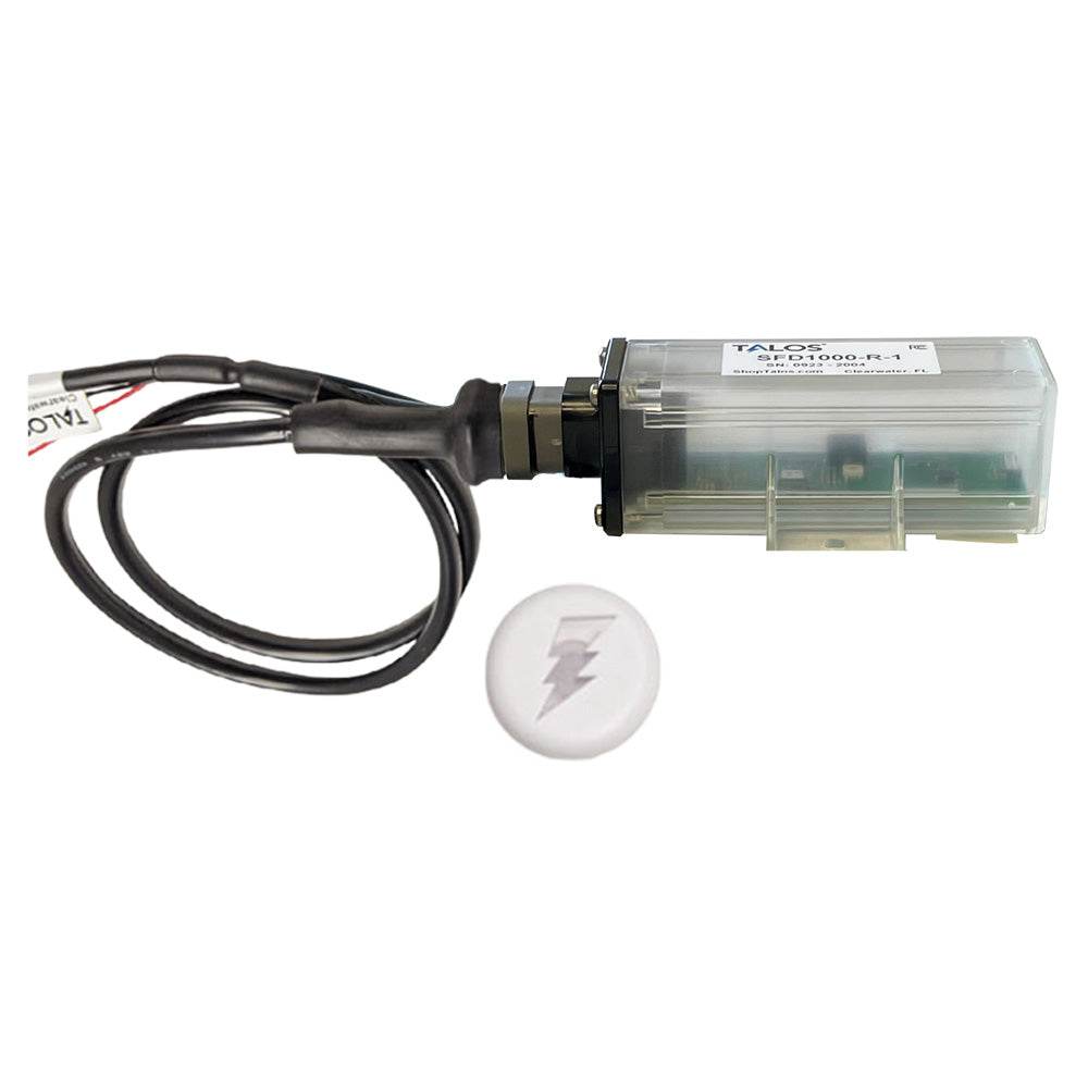 Suncoast Marine and Auto offers TALOS Remote Housing Lightning Detection System w/20' Cable - White Round Indicator w/Translucent Housing [SFD1000R-T1-WO-WH-20FT]