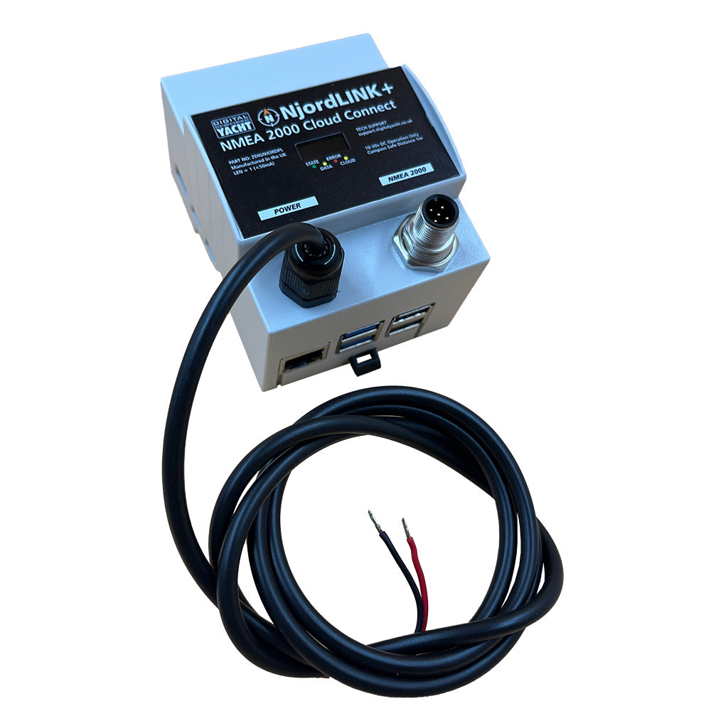 Suncoast Marine and Auto offers Digital Yacht NjordLINK+ NMEA 2000 Cloud Gateway [ZDIGNJORDPL]