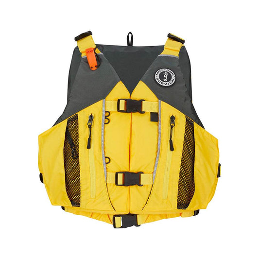Mustang Solaris Foam Life Vest - M/L - Yellow/Grey [MV807002-222-M/L] - Suncoast Marine & Auto Supply 