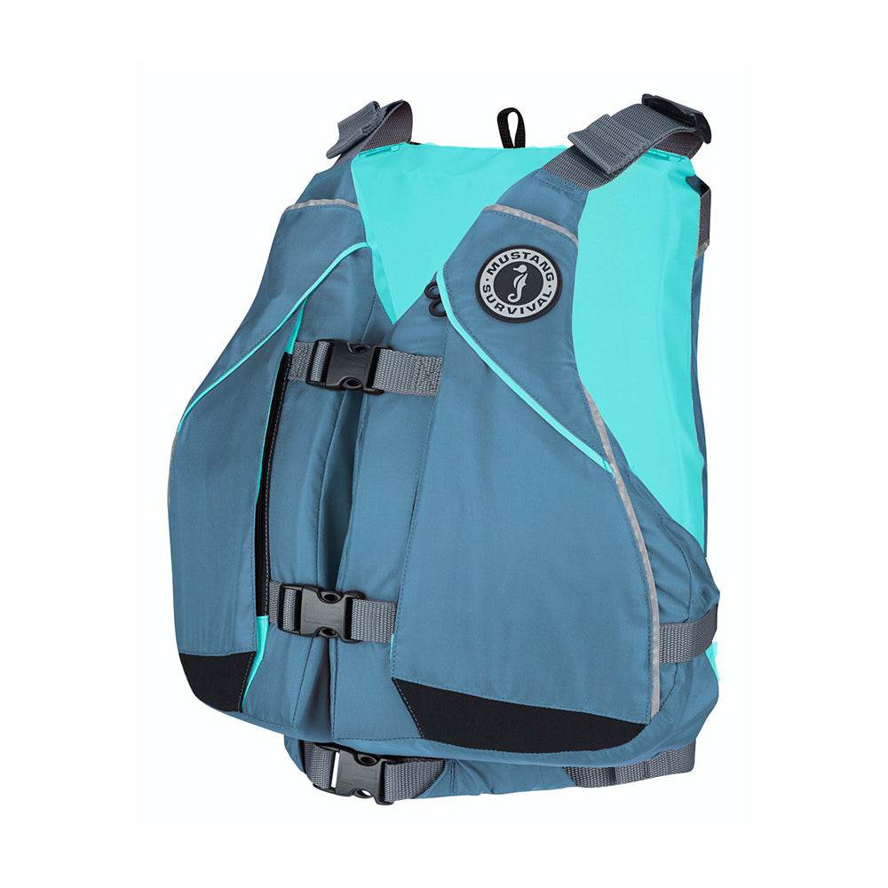 Mustang Women's Moxie Foam Life Vest - XS/S - Slate/Aqua [MV807502-853-XS/S] - Suncoast Marine & Auto Supply 