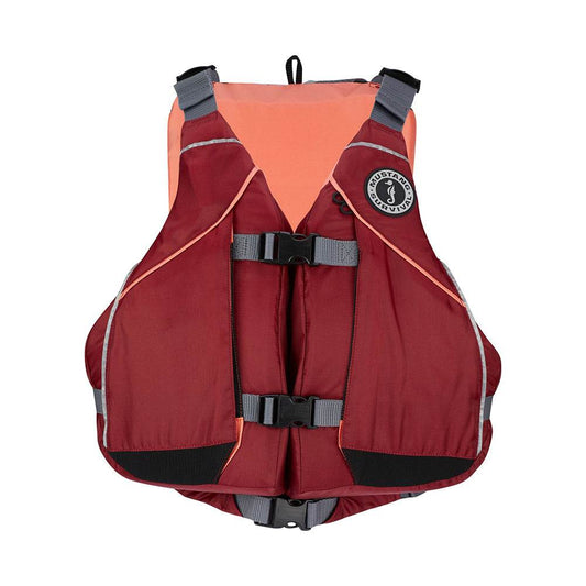Mustang Women's Moxie Foam Life Vest - XL/XXL - Merlot/Coral [MV807502-857-XL/XXL] - Suncoast Marine & Auto Supply 