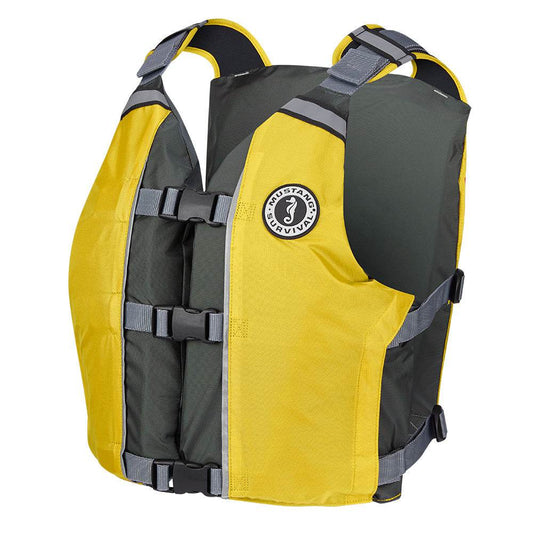 Mustang APF Foam Vest - Universal - Yellow/Grey [MV411102-222-0] - Suncoast Marine & Auto Supply 
