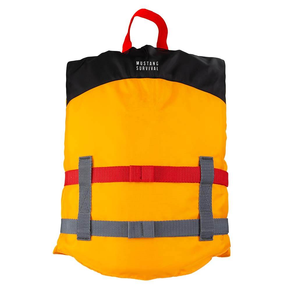 Suncoast Marine and Auto offers Mustang Youth Livery Foam Vest - Mango/Black [MV230002-203-0]