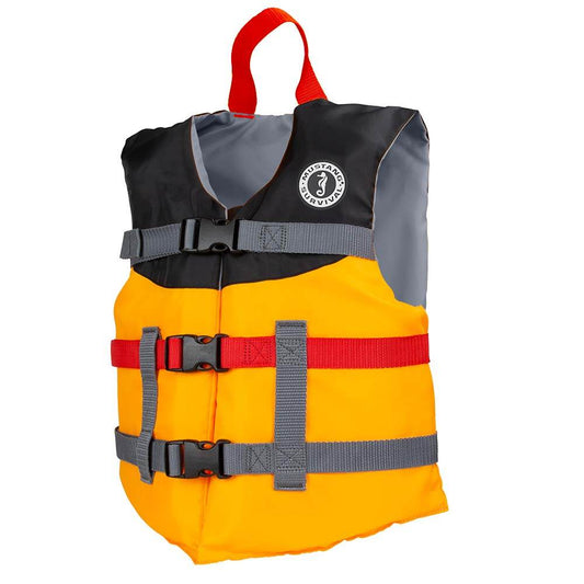 Suncoast Marine and Auto offers Mustang Youth Livery Foam Vest - Mango/Black [MV230002-203-0]