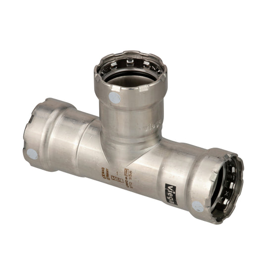 Suncoast Marine and Auto offers Viega MegaPress FKM 1-1/4" x 1-1/4" x 1/4" Tee - Carbon Steel [84395]