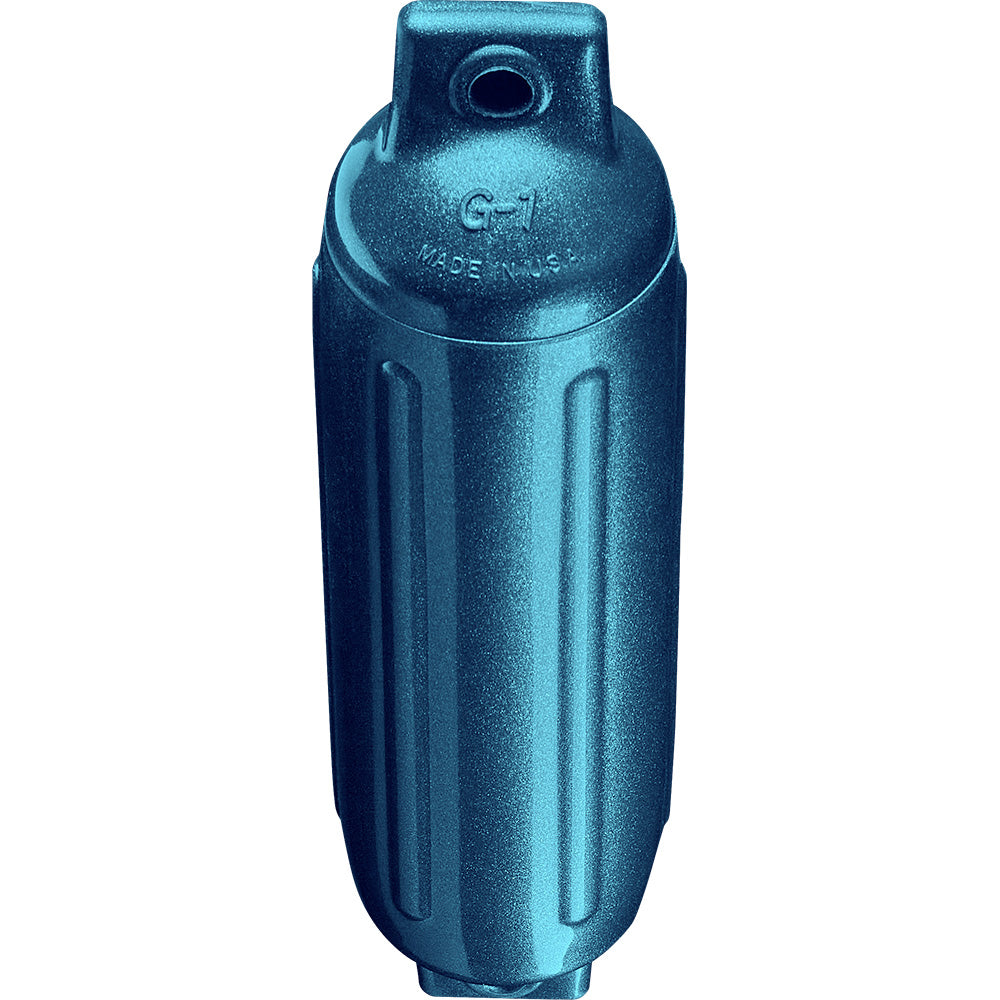 Suncoast Marine and Auto offers Polyform G-1 Twin Eye Fender 3.5" x 12.8" - Metallic Blue [G-1 METALLIC BLUE]