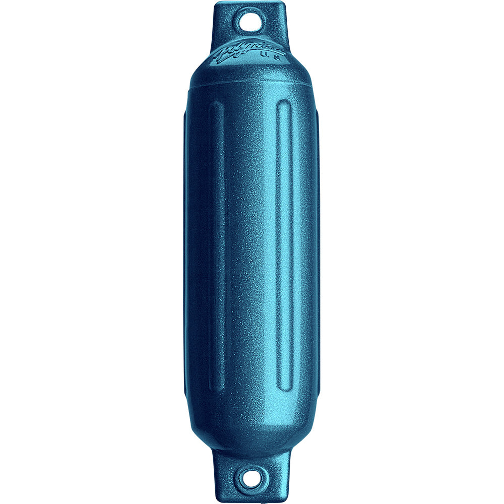 Suncoast Marine and Auto offers Polyform G-1 Twin Eye Fender 3.5" x 12.8" - Metallic Blue [G-1 METALLIC BLUE]
