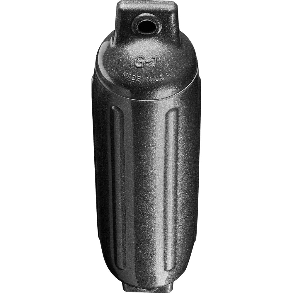 Suncoast Marine and Auto offers Polyform G-1 Twin Eye Fender 3.5" x 12.8" - Metallic Graphite [G-1 METALLIC GRAPHITE]
