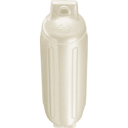 Suncoast Marine and Auto offers Polyform G-1 Twin Eye Fender 3.5" x 12.8" - Metallic White [G-1 METALLIC WHITE]