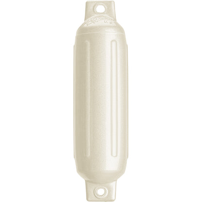 Suncoast Marine and Auto offers Polyform G-1 Twin Eye Fender 3.5" x 12.8" - Metallic White [G-1 METALLIC WHITE]