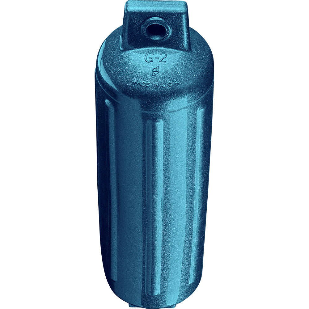 Suncoast Marine and Auto offers Polyform G-2 Twin Eye Fender 4.5" x 15.5" - Metallic Blue [G-2 METALLIC BLUE]