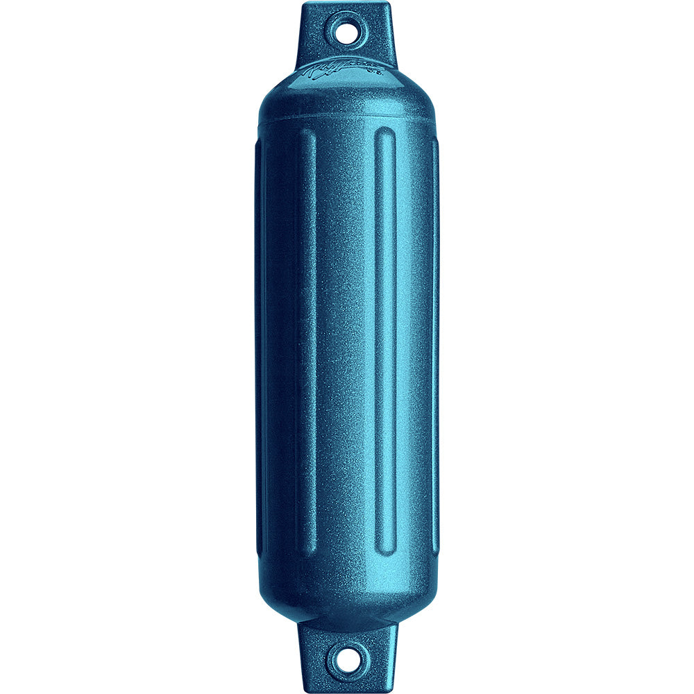 Suncoast Marine and Auto offers Polyform G-2 Twin Eye Fender 4.5" x 15.5" - Metallic Blue [G-2 METALLIC BLUE]